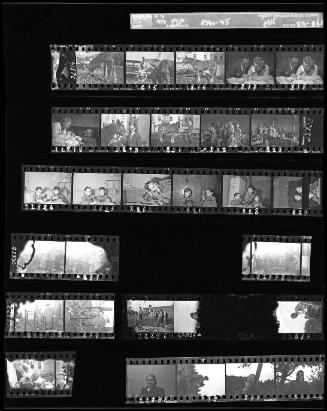 Negative Sheet # 32B from Lodz Ghetto Collection