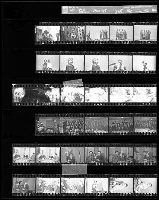 Negative Sheet #33 from Lodz Ghetto Collection