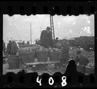 Delivery of food to the ghetto, the lion's share not fit for human consumption