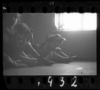 Children sitting on the floor