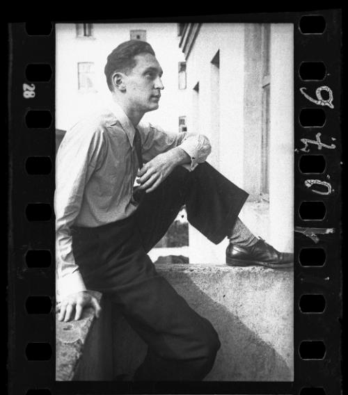 Portrait study of Mendel Grossman