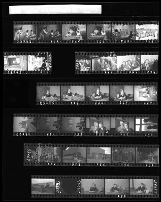 Negative Sheet #58 from Lodz Ghetto Collection