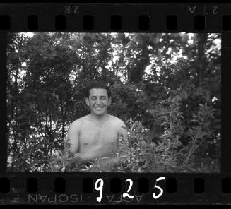 Smiling ghetto resident