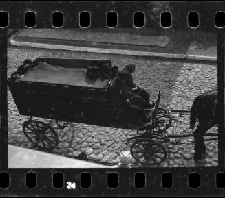 A hearse in the ghetto