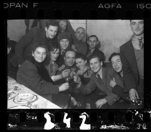 Celebrations after liberation by the Red Army
