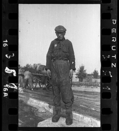 A fecal worker in the ghetto