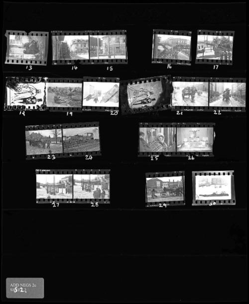 Sheet #2 from Lodz Ghetto Collection Series Additional Negatives 2C