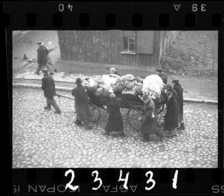 Residents moving in with their belongings