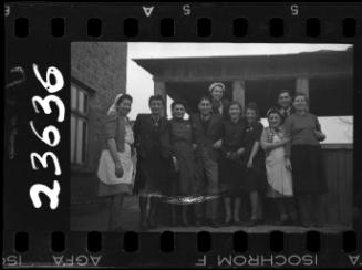 Group of kitchen workers and staff