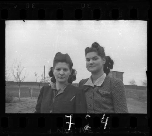 Two young female ghetto residents