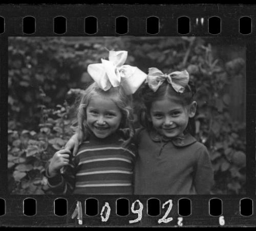 Portrait of two girls