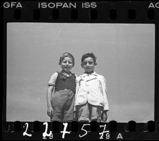 Portrait of two boys