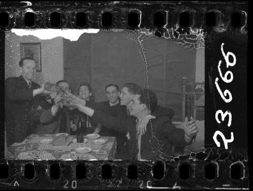 Group of residents celebrating