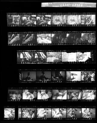 Negative Sheet #48 from Lodz Ghetto Collection