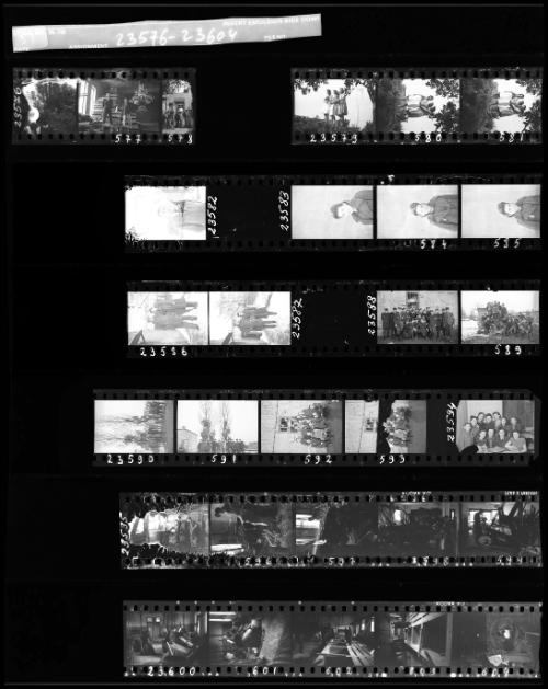 Negative Sheet #51 from Lodz Ghetto Collection