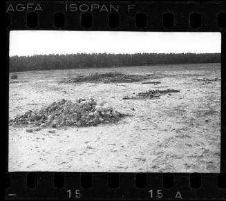 Field in the ghetto after liberation