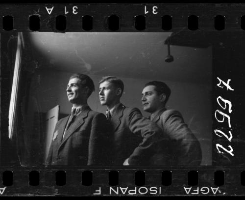 Portrait of three men