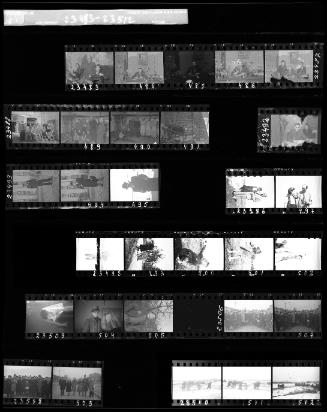 Negative Sheet #41 from Lodz Ghetto Collection