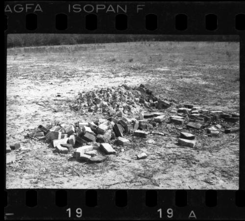 Field in the ghetto after liberation