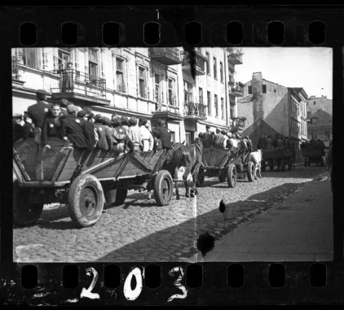Children being deported to the Chelmno nad Nerem (Kulmhof) death camp
