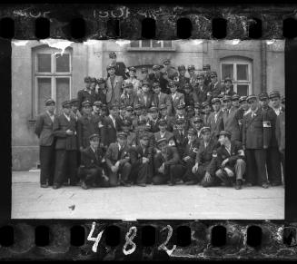 Group portrait of Jewish policemen