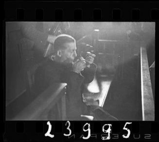 Hans Biebow, former head of the Lodz Ghetto's German administration, during his trial