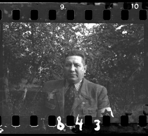 Portrait of a Jewish policeman in Marysin