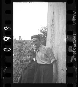 Father and son in the ghetto