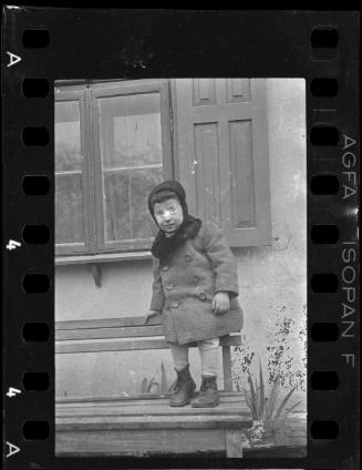 Young child on a bench