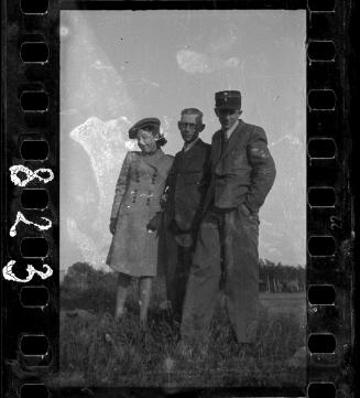 Jewish policeman and friends in Marysin