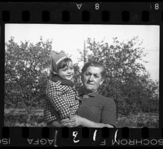 Older woman with a young child