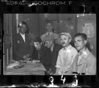 Administrators and employees in the bakery