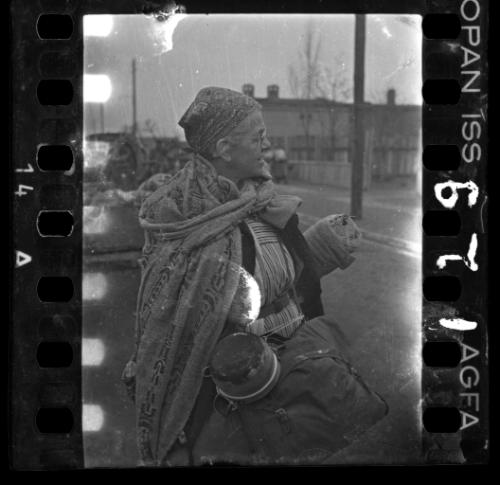 Ghetto resident being deported to the Chelmno death camp