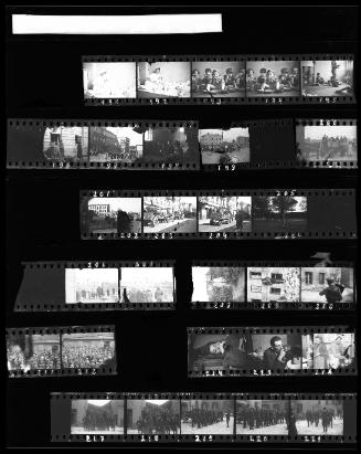 Negative Sheet #7 from Lodz Ghetto Collection