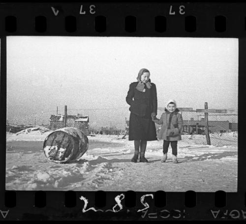 Portrait of a mother and a daughter