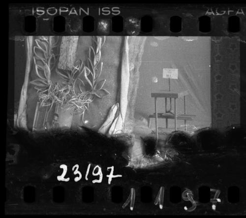 A commemorative display for the Holzwollefabrik workshop