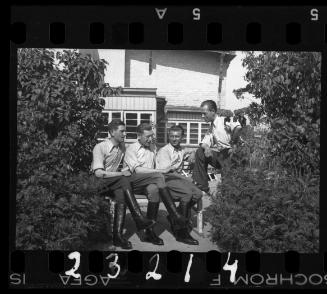 Four ghetto policemen in Marysin