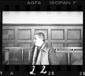 Krampf, assistant to Hans Biebow, head of the Lodz Ghetto's German administration, during his trial