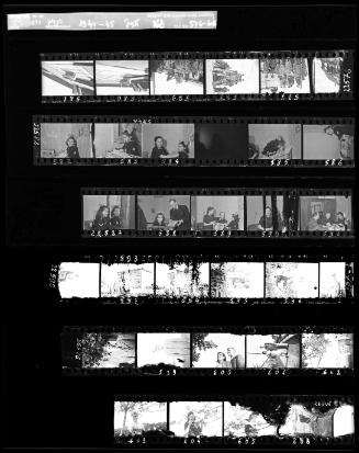 Negative Sheet #39 from Lodz Ghetto Collection