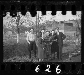 Men and women posing