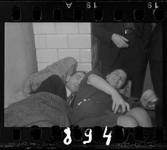 Woman and a man in bed