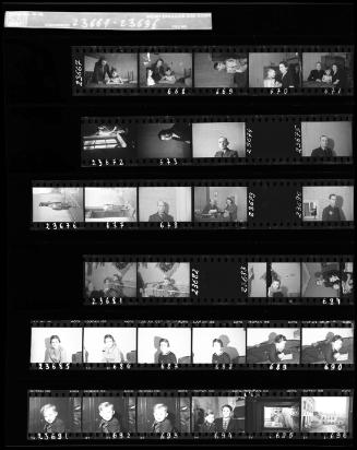 Negative Sheet #54 from Lodz Ghetto Collection