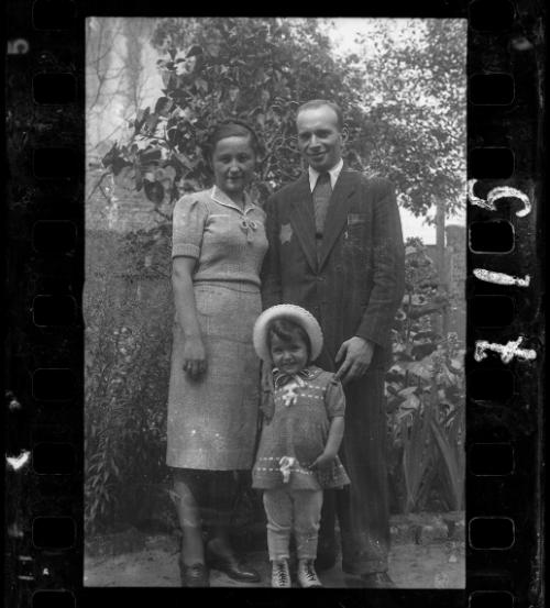 Family with a young girl