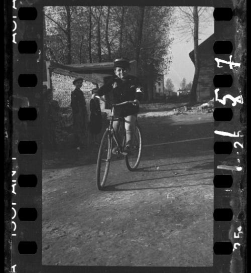 Playing ghetto policeman on a bike