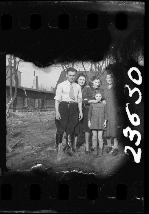 Residents, standing posing for a portrait