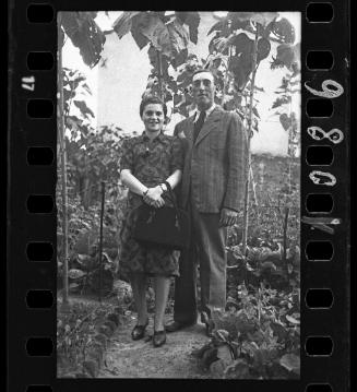 A couple in the garden