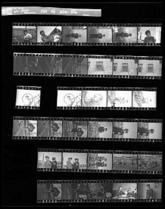 Negative Sheet #22 from Lodz Ghetto Collection