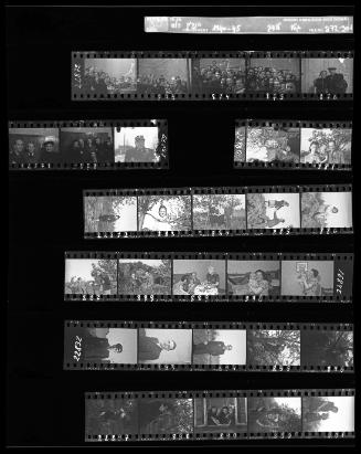 Negative Sheet #30 from Lodz Ghetto Collection