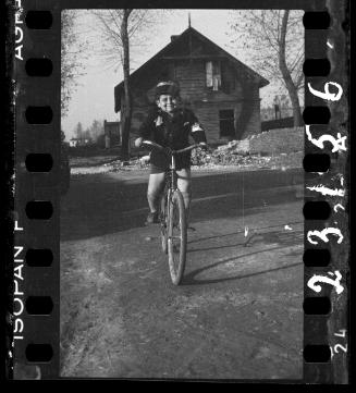 Playing ghetto policeman on a bike