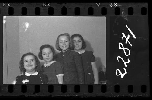 Portrait of four girls
